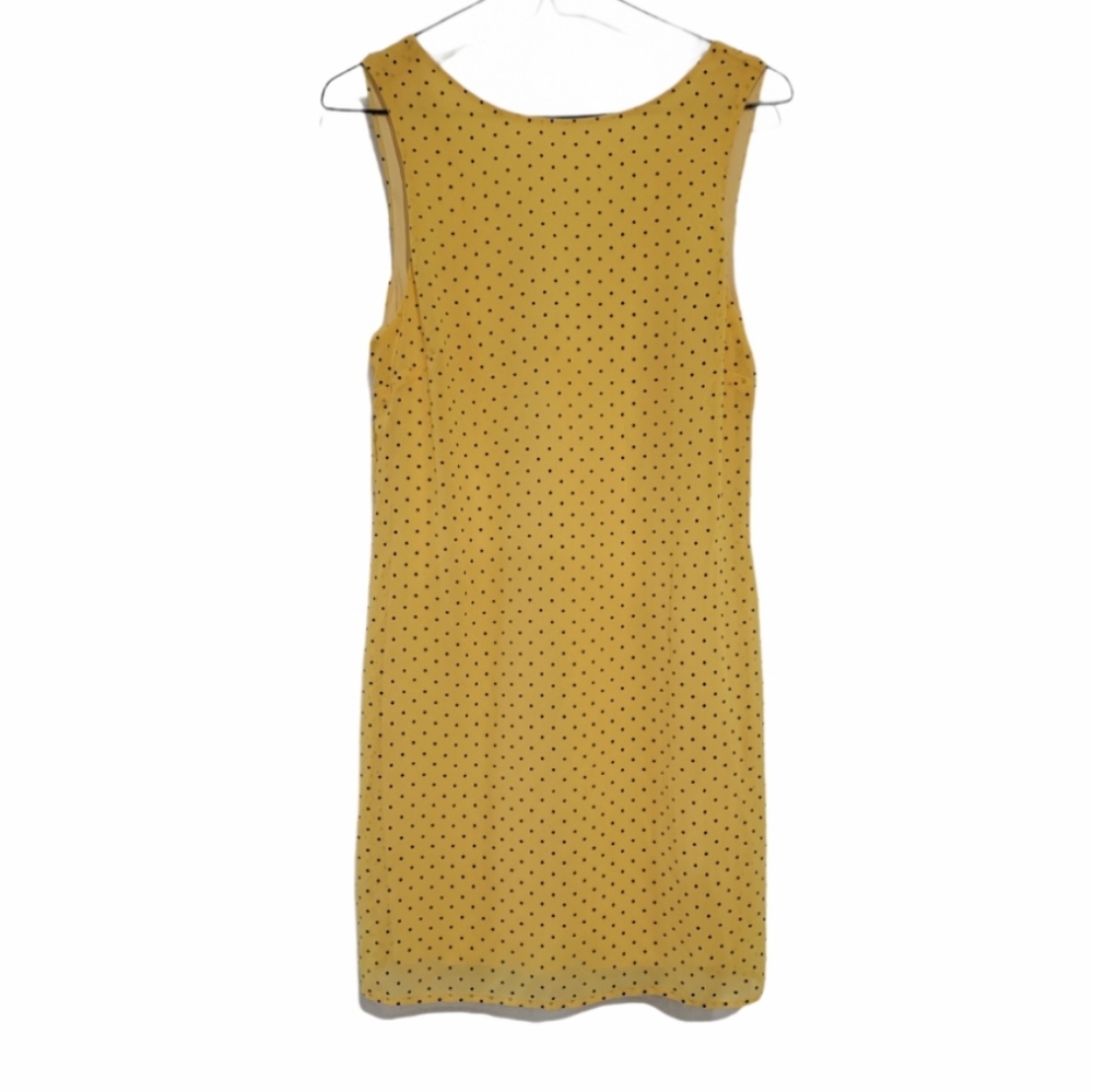 Everly Yellow Polka Dot Dress